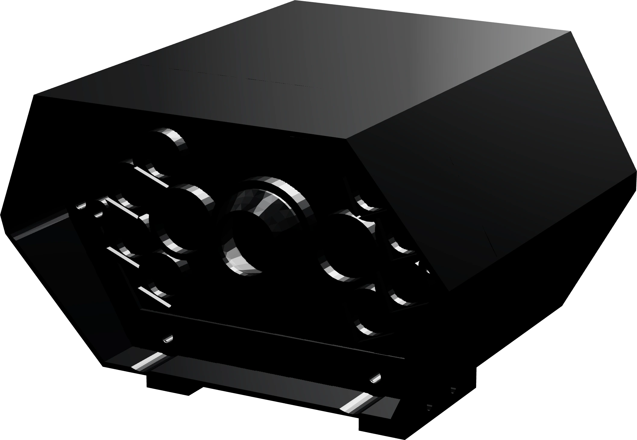 The CityCam housing — dual lens apertures, IR ports and the sealed front window